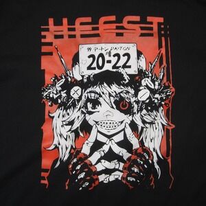 Dickies 2022 HauntFest Shirt XL Black Dayton Anime Gothic Dark Circus‎ Freakshow